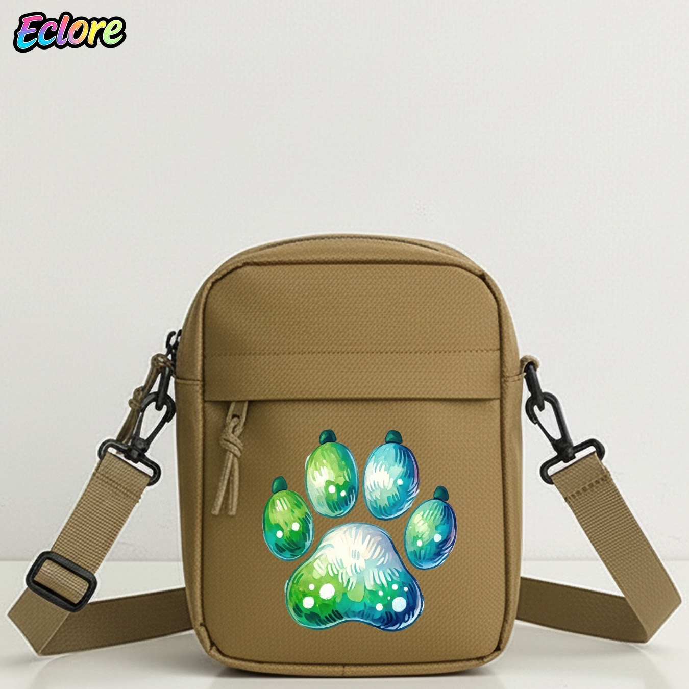 Cycling For Commute - Bolsa de ombro com estampa de