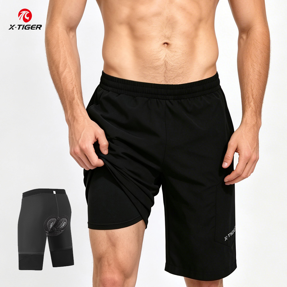 Cycling Shorts For Commute - X-TIGER 2 em 1: Novas Bermudas