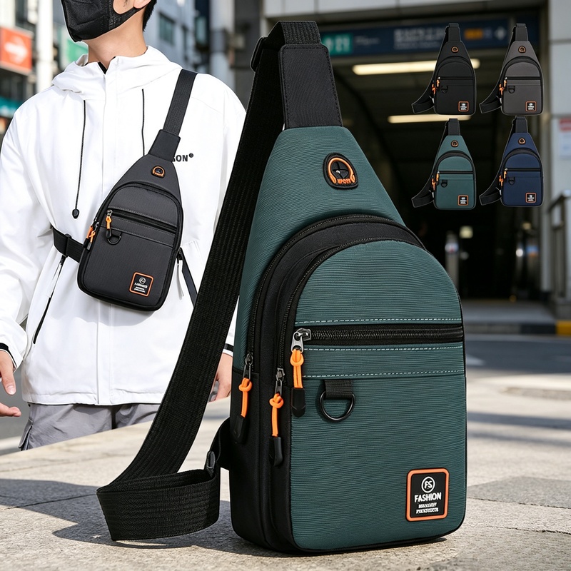 Cycling Commuter Backpack - Bolsa de Peito Esportiva Impermeável para