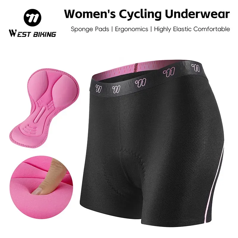 Cycling Shorts For Commute - WEST BIKING – Calcinha de ciclismo