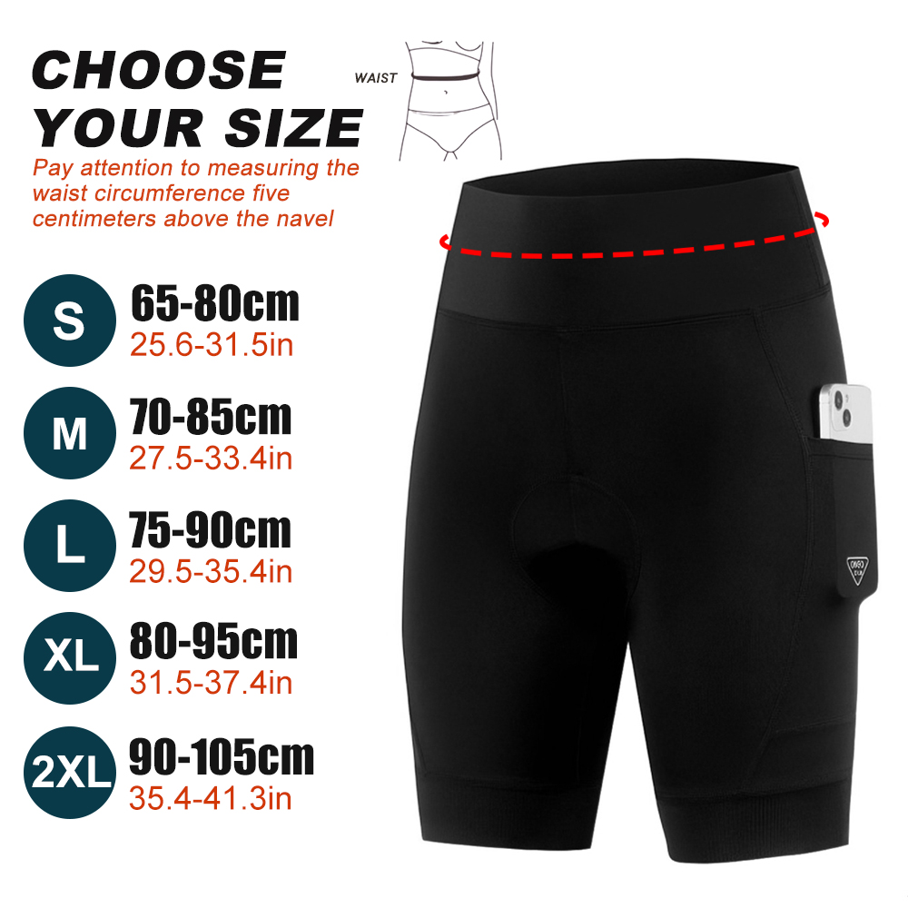 OZZOMM – 1 par de calções de c - Cycling Shorts For Commute avaliação e preço