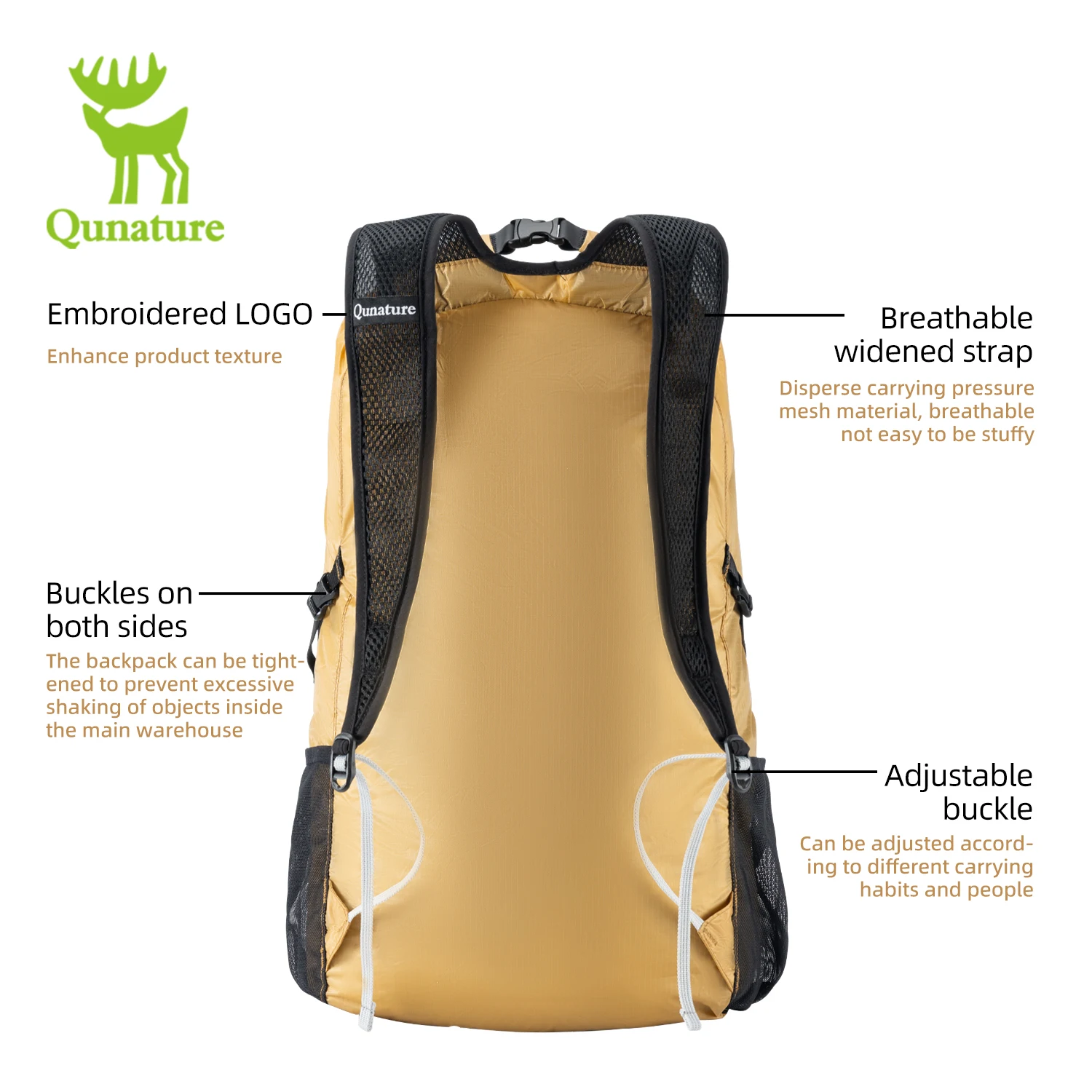 Qunature 20l mochila dobrável  - Cycling Commuter Backpack avaliação e preço
