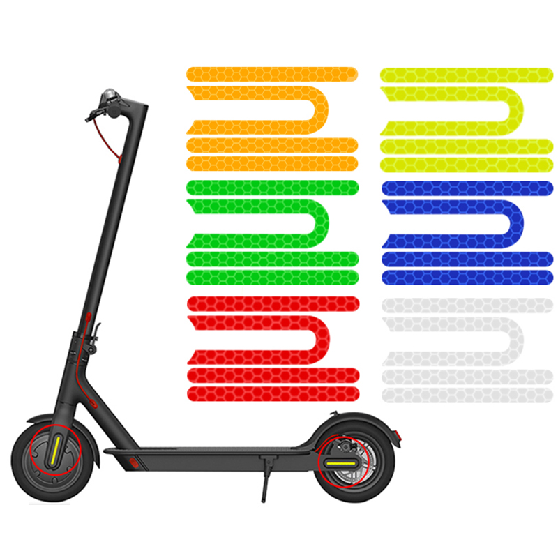 4 pçs/set scooter elétrico ade - Spoke Reflector Set avaliação e preço