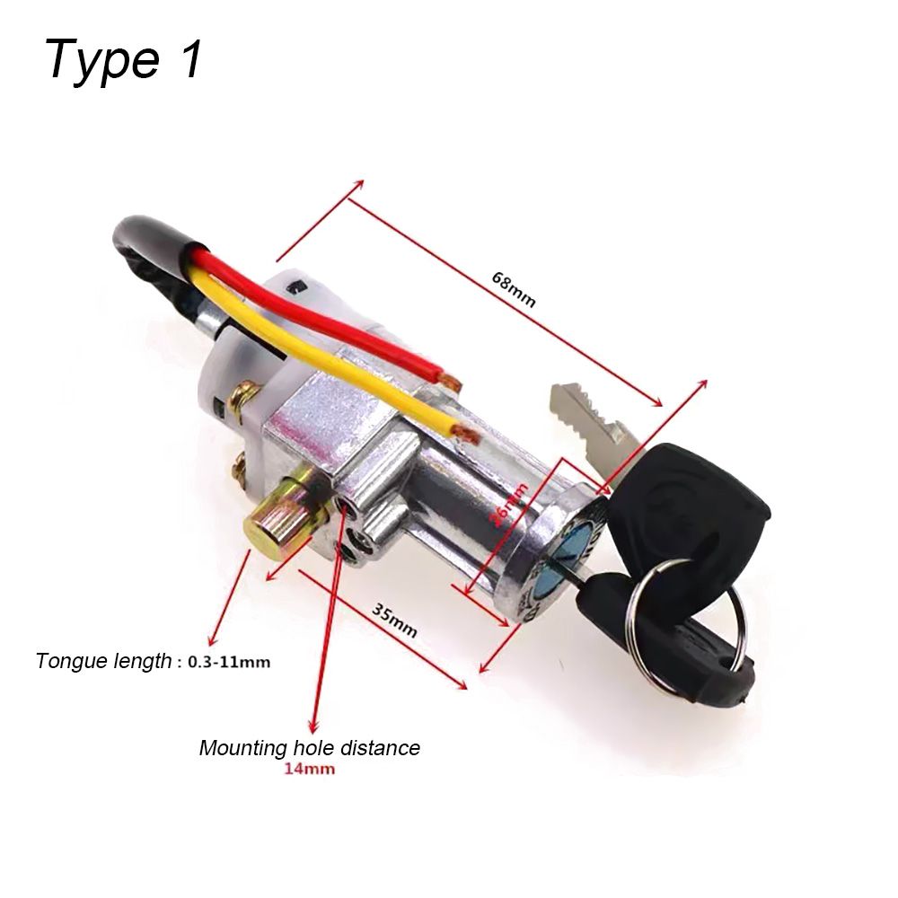 E-bike battery lock com 2 chav - Commuter Bike Lock avaliação e preço