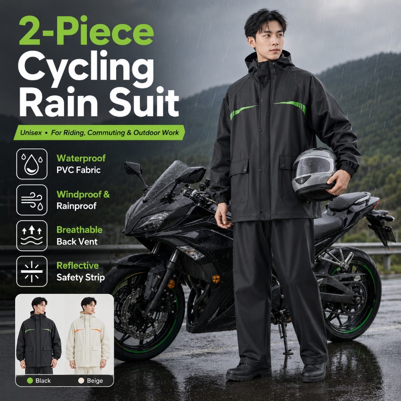 Conjunto de Chuva Impermeável  - Cycling Commuter Rain Jacket avaliação e preço