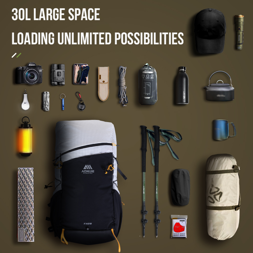 Aonijie 30l caminhadas saco de - Cycling Commuter Backpack avaliação e preço
