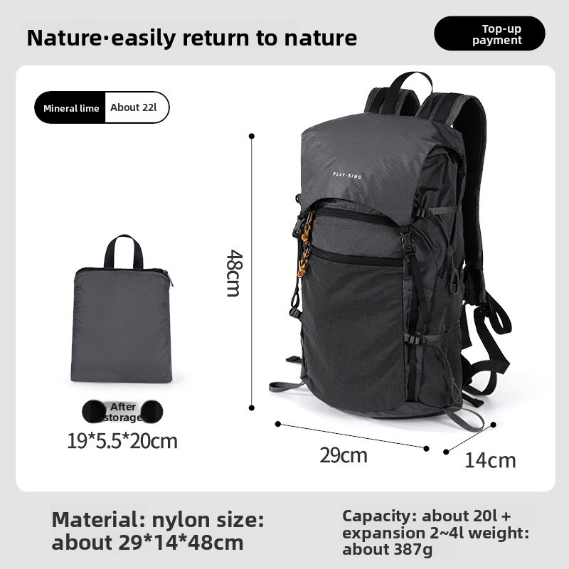 Mochila Ultra Leve e Dobrável, - Cycling Commuter Backpack avaliação e preço